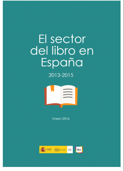 El sector del libro en España 2013-2015. Actualización Enero 2016